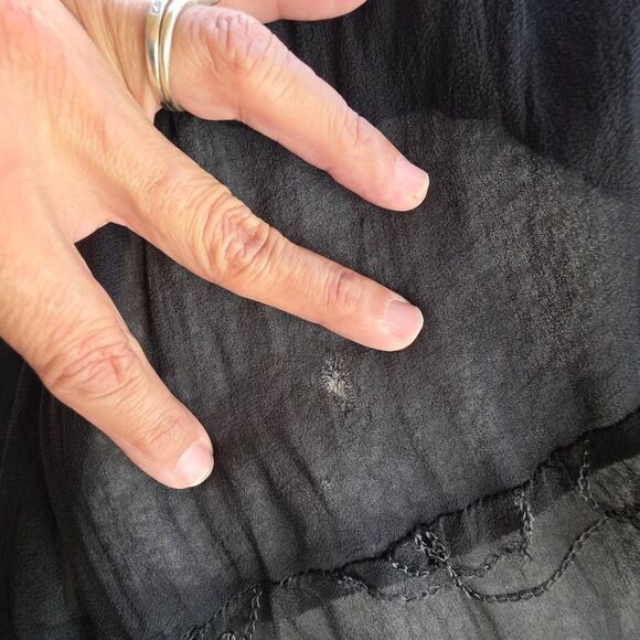 Bila Vintage Sheer Goth Dress – Size Small - Picture 7 of 16